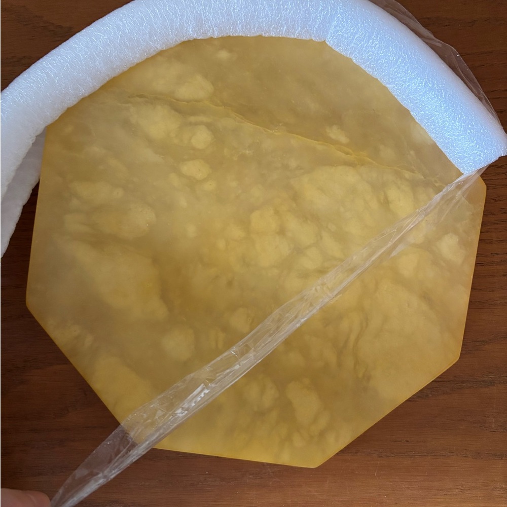 Anthropologie Terrain Octagon Serving Tray Platter Alabaster
